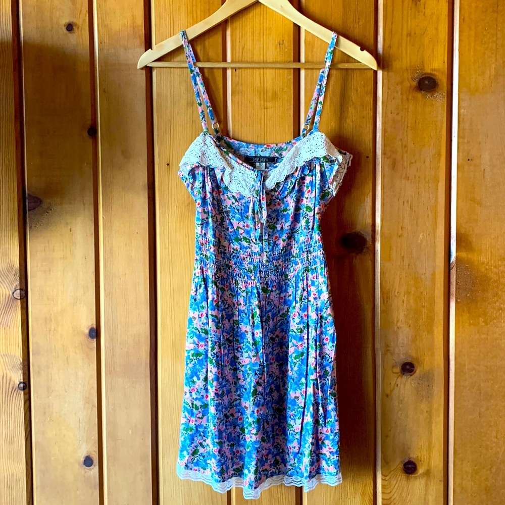 Floral print with Lace Sundress